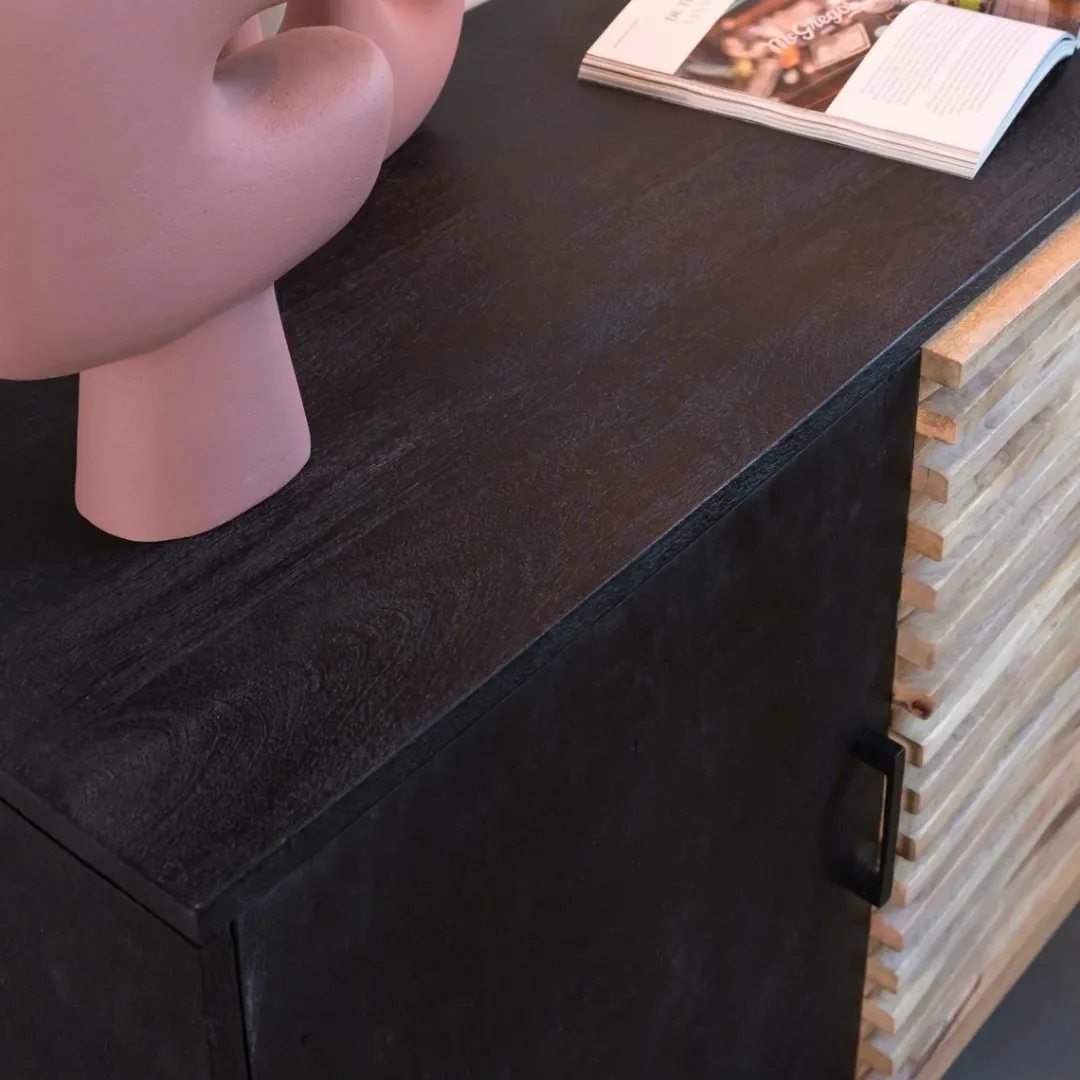 Buffet<Made in Meubles Petit buffet en bois de manguier Tino