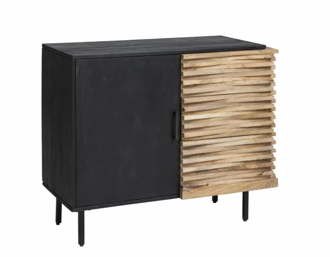 Buffet<Made in Meubles Petit buffet en bois de manguier Tino