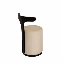 Fauteuil<Made in Meubles Petit Fauteuil blanc en manguier Adonis