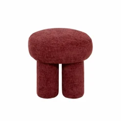 Tabouret<Made in Meubles Petit tabouret en tissu fuchsia Toby
