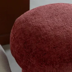 Tabouret<Made in Meubles Petit tabouret en tissu fuchsia Toby