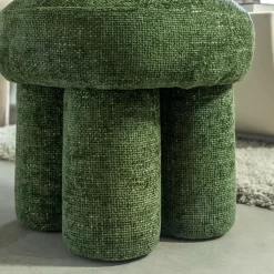 Tabouret<Made in Meubles Petit tabouret en tissu Toby