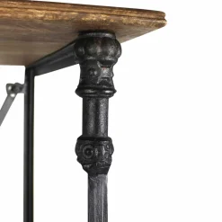 Bibliothèque<Made in Meubles Petite bibliothèque en métal et bois de manguier Marcel