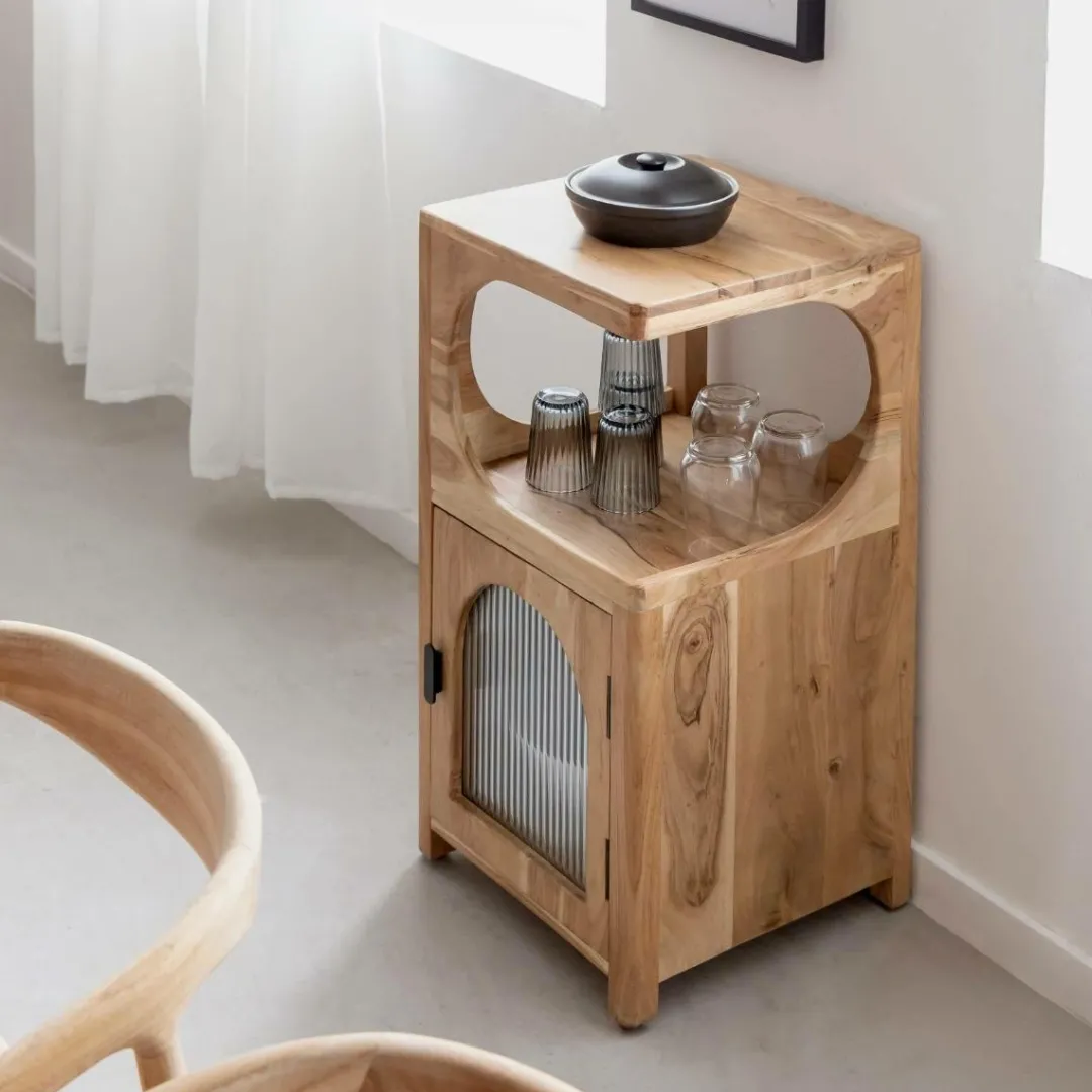 Etagère|Meuble De Rangement<Made in Meubles Petite étagère en bois d'acacia Emyr