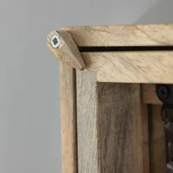 Etagère|Portant & Porte-Manteau<Made in Meubles Porte-manteau en bois de manguier avec miroir Marley