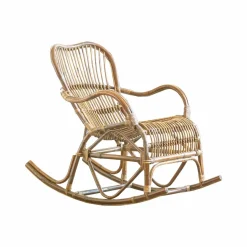 Fauteuil<Made in Meubles Rocking chair de jardin en rotin Rattan