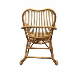 Fauteuil<Made in Meubles Rocking chair de jardin en rotin Rattan