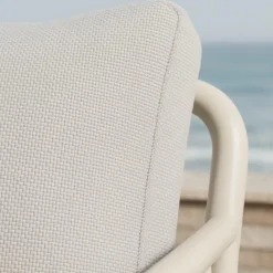 Chaise De Jardin<Made in Meubles Rocking chair en aluminium pour jardin couleur taupe Zion