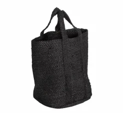 Décoration<Made in Meubles Sac à buches noir Marlon