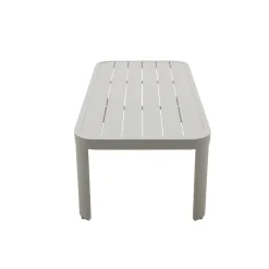 Salon De Jardin<Made in Meubles Salon de jardin en aluminium taupe Loréa