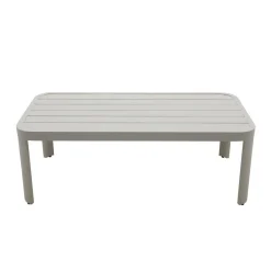 Salon De Jardin<Made in Meubles Salon de jardin en aluminium taupe Loréa
