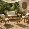 Salon De Jardin<Made in Meubles Salon de jardin en rotin 4 places Rattan
