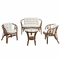 Salon De Jardin<Made in Meubles Salon de jardin en rotin 4 places Rattan