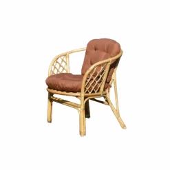 Salon De Jardin<Made in Meubles Salon de jardin en rotin terracotta 4 places Rattan