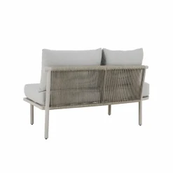 Salon De Jardin<Made in Meubles Salon de jardin haricot en aluminium taupe Zion