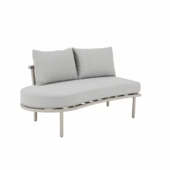 Salon De Jardin<Made in Meubles Salon de jardin haricot en aluminium taupe Zion