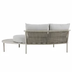 Salon De Jardin<Made in Meubles Salon de jardin haricot en aluminium taupe Zion