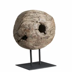 Décoration<Made in Meubles Sculpture en bois et métal Fannie