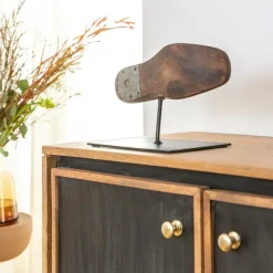 Décoration<Made in Meubles Sculpture en bois et métal Estel