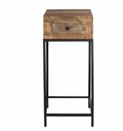 Bout De Canapé & Sellette<Made in Meubles Sellette en bois recyclé et métal Vicky