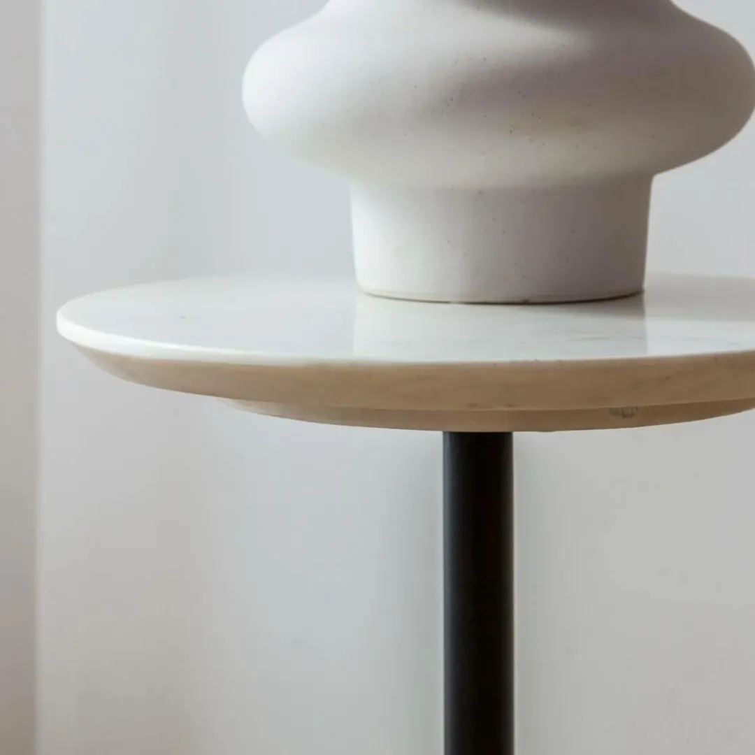 Bout De Canapé & Sellette<Made in Meubles Sellette en marbre Cassiopée