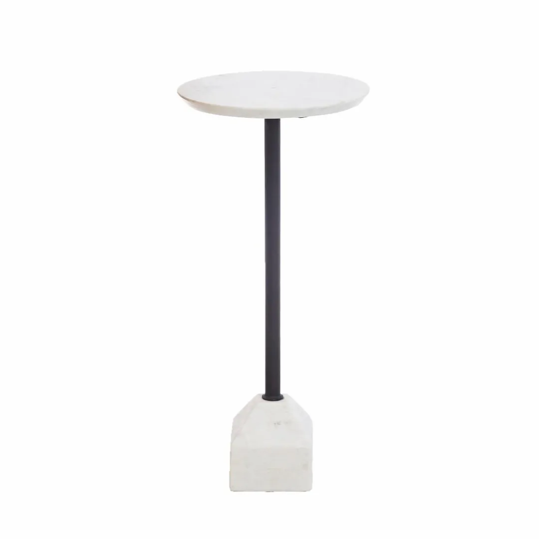 Bout De Canapé & Sellette<Made in Meubles Sellette en marbre Cassiopée