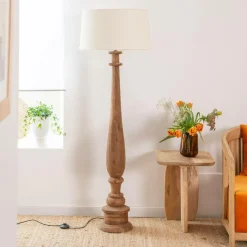 Table Basse<Made in Meubles Set de 2 tables basses en bois de manguier Tom