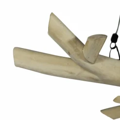 Suspension<Made in Meubles Suspension en bois et métal 3 lampes Naomi