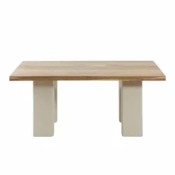 Table À Manger<Made in Meubles Table à manger en bois d'acacia et pieds en bois effet béton Dalva