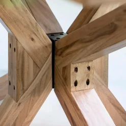 Table À Manger<Made in Meubles Table à manger rectangulaire en bois d'acacia Izel