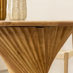 Table À Manger<Made in Meubles Table à manger ronde en bois d'acacia Orane