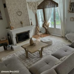 Table Basse<Made in Meubles Table basse carré en bois de manguier Zola