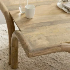 Table Basse<Made in Meubles Table basse carré en bois de manguier Zola