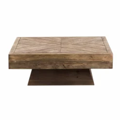 Table Basse<Made in Meubles Table basse carrée en bois recyclé Blaise