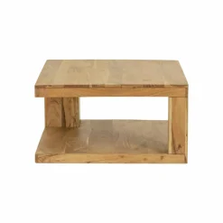 Table Basse<Made in Meubles Table basse carrée en bois d'acacia Caël