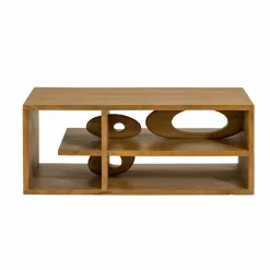 Table Basse<Made in Meubles Table basse design en bois de manguier Alwen