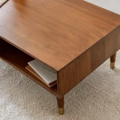 Table Basse<Made in Meubles Table basse en bois d'acacia Emiel