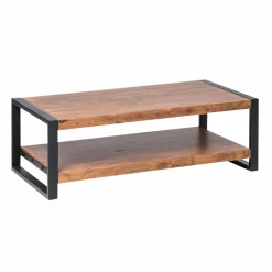 Table Basse<Made in Meubles Table basse en bois d'acacia 120 cm Havana