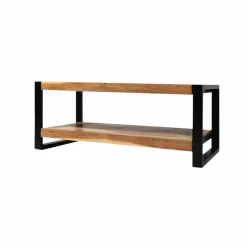 Table Basse<Made in Meubles Table basse en bois d'acacia 100 cm Havana