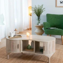 Table Basse<Made in Meubles Table basse en bois de manguier Macha