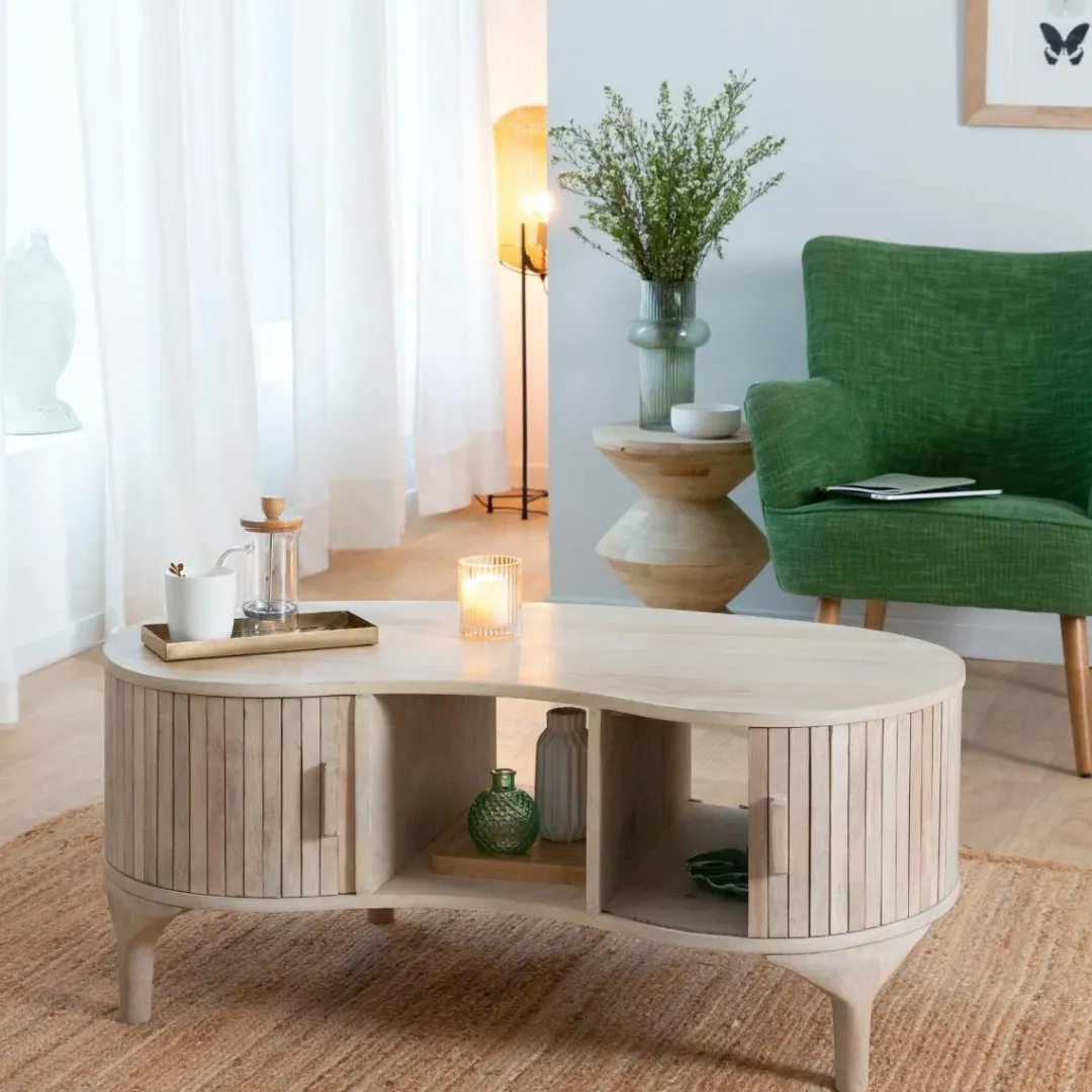 Table Basse<Made in Meubles Table basse en bois de manguier Macha