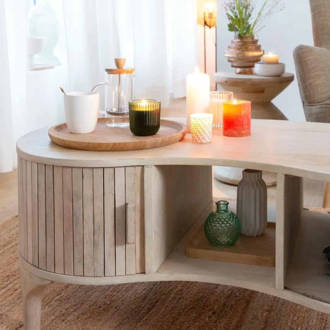 Table Basse<Made in Meubles Table basse en bois de manguier Macha