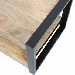 Table Basse<Made in Meubles Table basse en bois de manguier 100 cm New-York