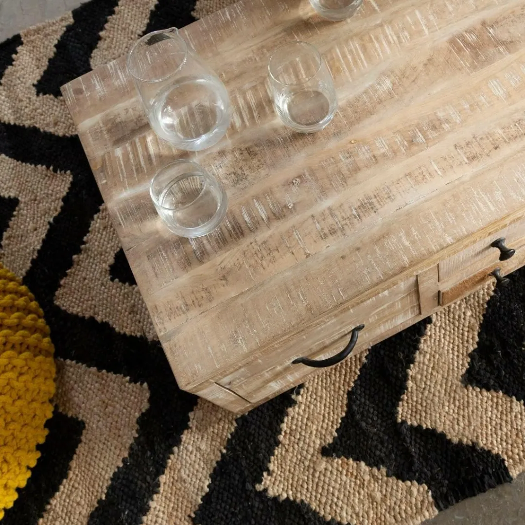 Table Basse<Made in Meubles Table basse en bois de manguier Pio