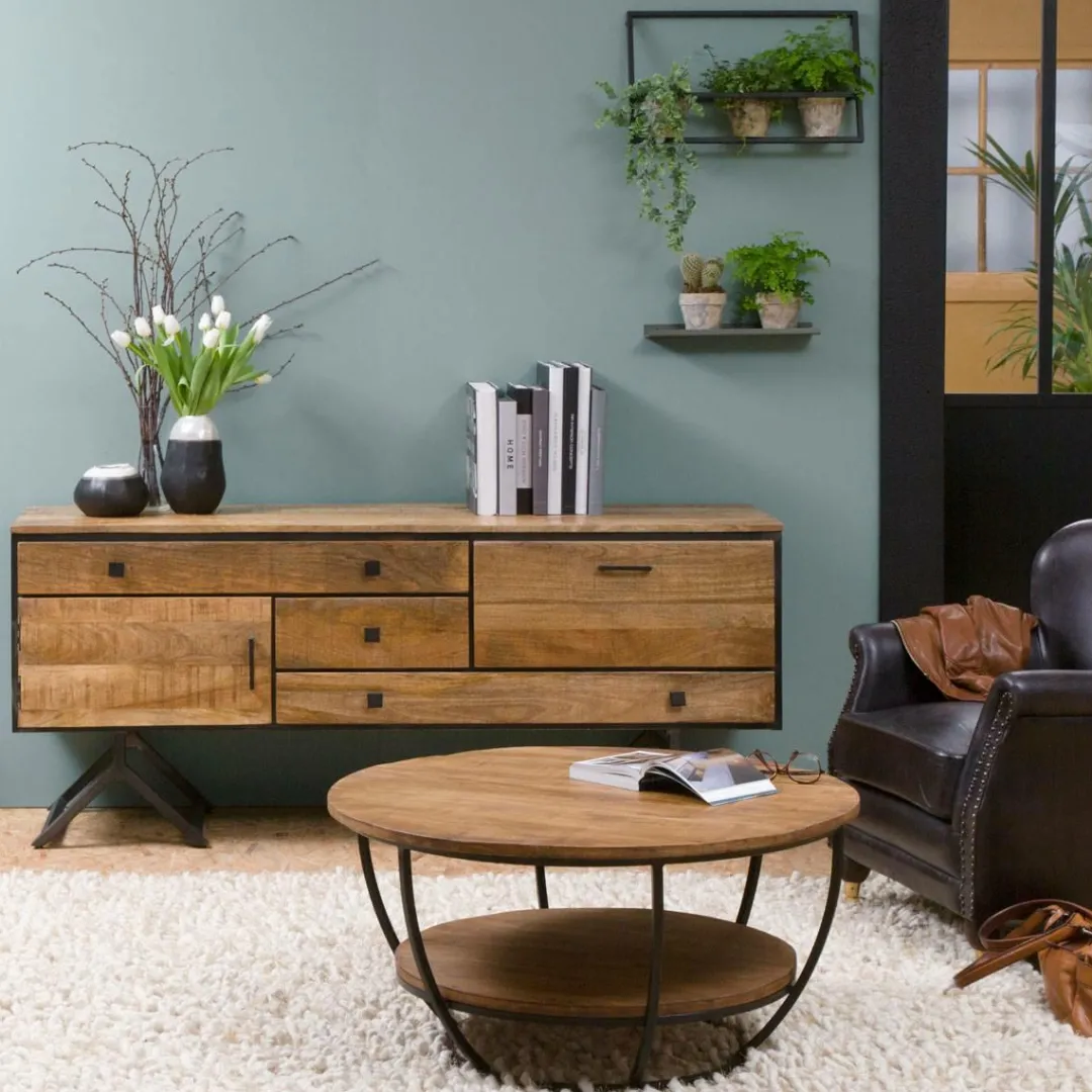 Table Basse<Made in Meubles Table basse en bois de manguier Rita