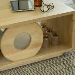 Table Basse<Made in Meubles Table basse en bois de manguier Alwen