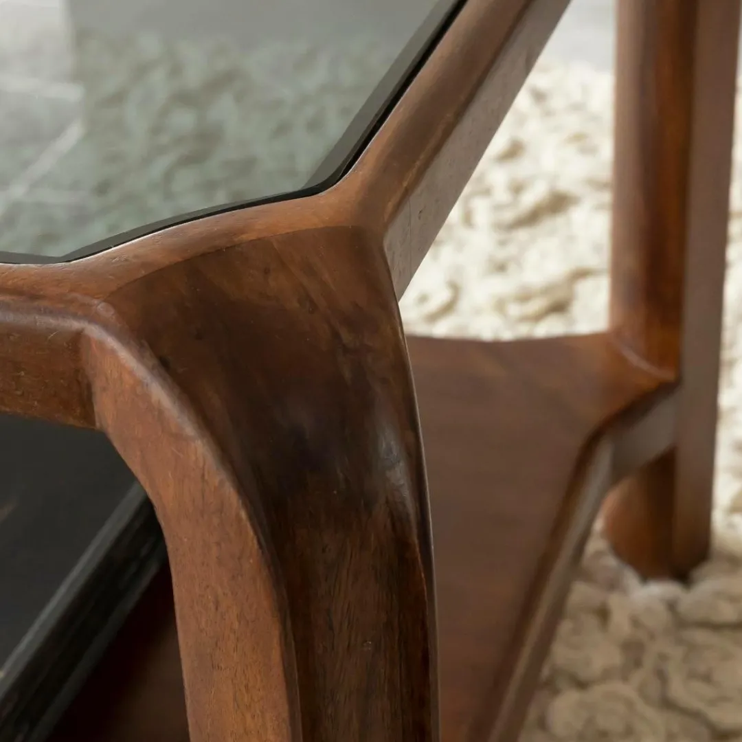 Table Basse<Made in Meubles Table basse en bois de manguier Onane