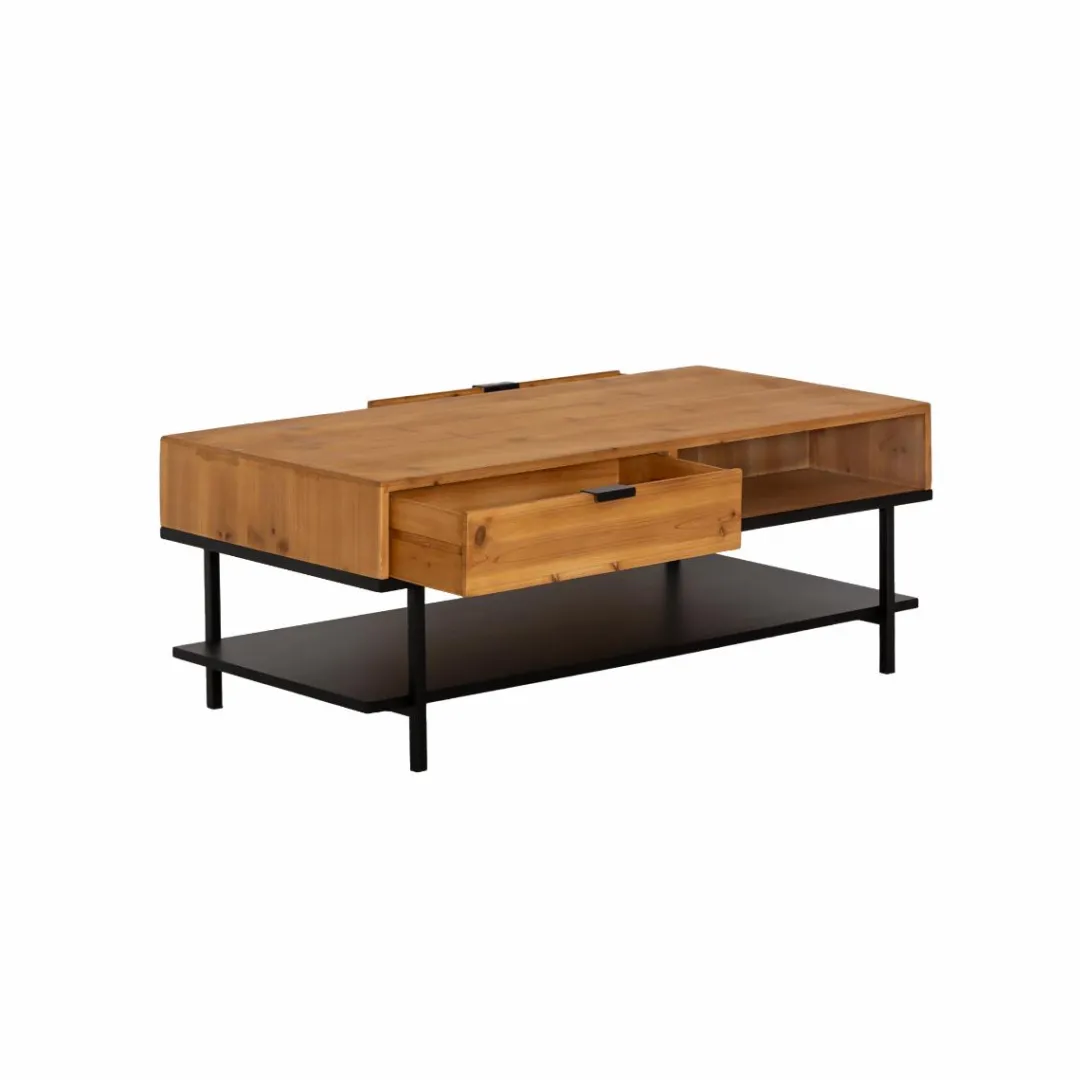 Table Basse<Made in Meubles Table basse en bois de sapin Enola