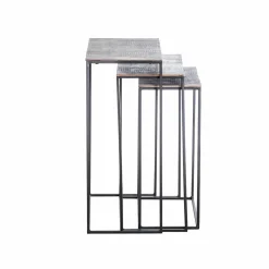 Table Basse|Table Gigogne<Made in Meubles Table basse gigogne en aluminium Roxanne