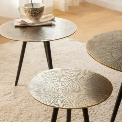 Table Basse|Table Gigogne<Made in Meubles Table basse gigogne en aluminium Aurèle